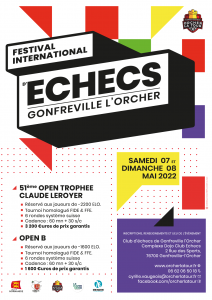 51e Trophée Claude LEROYER @ Complexe Dojo Club Échecs | Gonfreville-l'Orcher | Normandie | France
