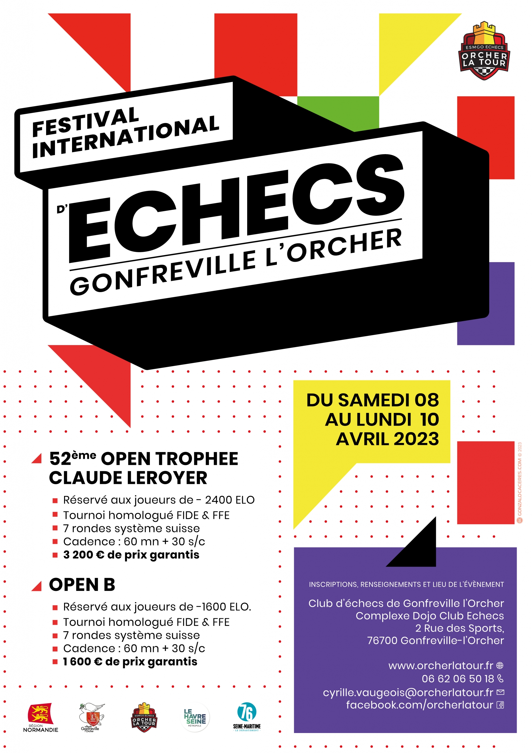 52e Trophée Claude LEROYER @ Complexe Dojo Club Échecs | Gonfreville-l'Orcher | Normandie | France
